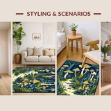 Charming Earthy Tones Playful Design(Blue)