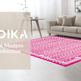 Charming Lighthearted Curvy Design(Pink)