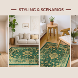 Cozy Textured Linear Patterning(Green)