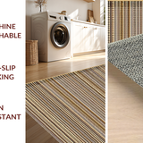 Ultra Soft Area Rug, Non Slip, Stain Resistant, Washable Area Rugs for Living Room, Bedroom, Quirky Country Themed Decor Piece(Beige)