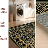 Sophisticated Black Patterned Luxe(Black)