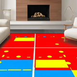 Color Splash Educational Play Surface(Red)