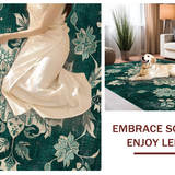 Cozy Dark Green Lattice Style(Green)