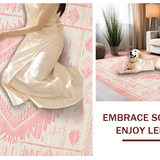 Artistic Low Profile Tribal Motif(Pink)