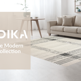 Cozy Plush White Circle Design(Beige)