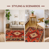 Eclectic Floral Fringed Aesthetic(Red)