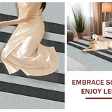 Contemporary Striped Monochrome Style(Black)