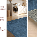 Luxe Abstract Symmetrical Weave(Blue)