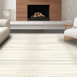 Ultra Soft Area Rug, Non Slip, Stain Resistant, Washable Area Rugs for Living Room, Bedroom, Luxurious Creamy Shag Pattern(Beige)