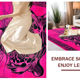 Striking High Pile Luxurious Texture(Pink)