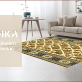 Ultra Soft Area Rug, Non Slip, Stain Resistant, Washable Area Rugs for Living Room, Bedroom, Velvet Prayer Rug Beads(Beige)