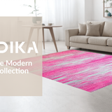 Ultra Soft Area Rug, Non Slip, Stain Resistant, Washable Area Rugs for Living Room, Bedroom, Unique Animal Print Elegance(Pink)