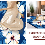 Coastal Tropical Floral Arrangement(Blue)