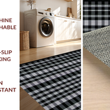 Elegant Hand Woven Plaid Texture(Black)