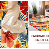 Lively Earthy Floral Composition(Red)