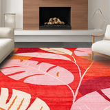 Eclectic Modern Leaf Silhouettes(Red)
