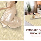 Sophisticated Geometric Texture Blend(Beige)