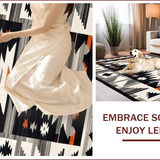 Rustic Southwestern Motif with Depth(Black)