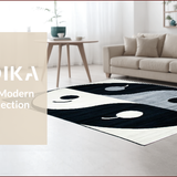 Psychedelic Grey Abstract Swirl(Black)