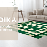 Bold Rustic Striped Composition(Green)