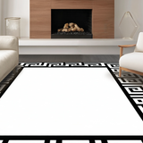 Chic Black and Ivory Striped Elegance(Black)