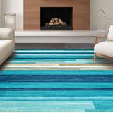 Dynamic Aqua Blue Surf Design(Blue)