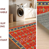 Vibrant Multicolor Trellis Design(Red)