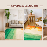 Eco Friendly Earthy Rainbow Motif(Yellow)