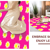 Bright Cheerful Floral Illustration(Pink)