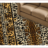 Ultra Soft Area Rug, Non Slip, Stain Resistant, Washable Area Rugs for Living Room, Bedroom, Bold Exotic Animal Aesthetic(Brown)