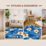 Bright Tropical Oasis Print(Blue)