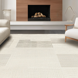 Ultra Soft Area Rug, Non Slip, Stain Resistant, Washable Area Rugs for Living Room, Bedroom, Luxurious Handcrafted Modern Texture(Beige)