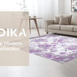 Elegant Pastel Geometric Arrangement(Purple)