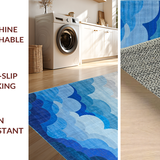 Cloudy Abstract Blue Aesthetic(Blue)