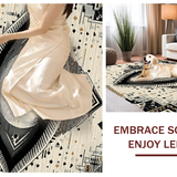 Elegant Black and Beige Fusion(Black)