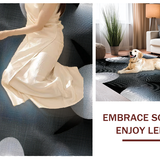 Chic Contemporary Illusion Motif(Black)