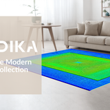 Bold Multicolored Vortex Artwork(Blue)