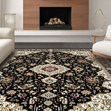 Elegant Ethnic Medallion Motif(Black)