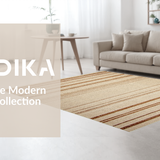 Ultra Soft Area Rug, Non Slip, Stain Resistant, Washable Area Rugs for Living Room, Bedroom, Elegant Solid Organic Aesthetic(Beige)