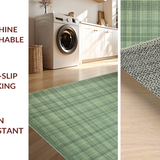Contemporary White and Green Grid Style(Green)
