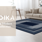 Contemporary Geometric Navy Elegance(Blue)