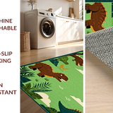 Colorful Dino Adventure Scene(Green)