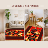 Bold Mythological Art Composition(Red)