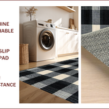 Rustic Black and Beige Motif(Black)