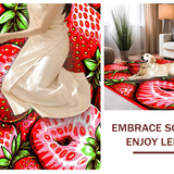 Quirky Pink Fruit Motif(Red)
