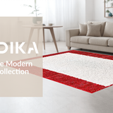 Bold Red and White Sporty Elegance(Red)