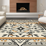 Tribal Ethnic Geometric Delight(Beige)
