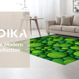 Charming Botanical Patterned Accent(Green)