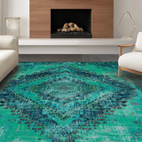 Elegant Light Blue Floral Design(Blue)