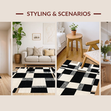 Artistic Black and Beige Symmetry(Black)